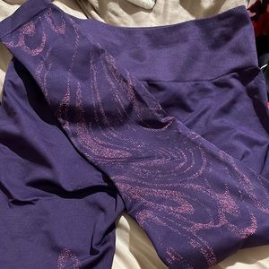 Fabletics Seamless Full Length Purple Legging